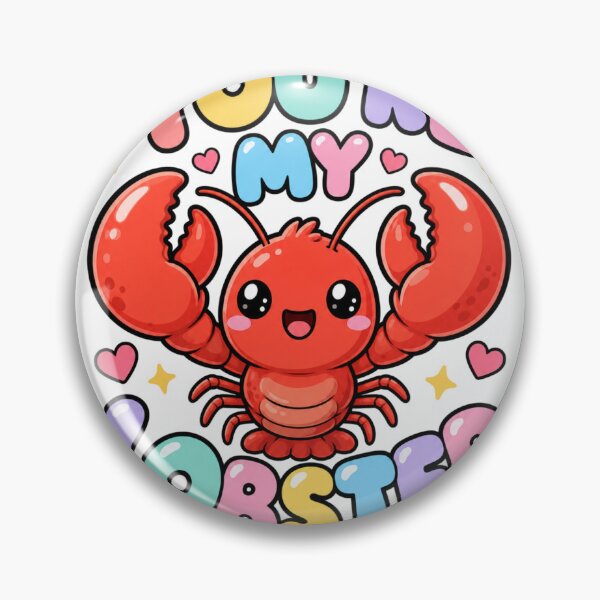 Artikelvorschau, You're My Lobster Süßer Kawaii Hummer Spruch entworfen und verkauft von BoosterShop.