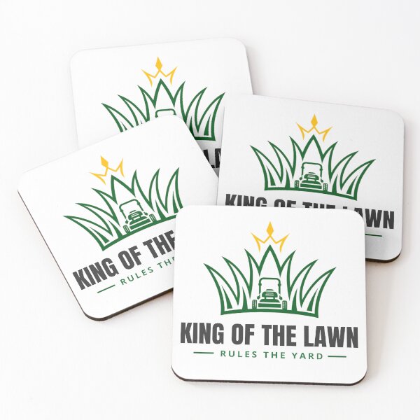 Item preview, King Of The Lawn Rules The Yard Lawn Care designed and sold by YardTimberCrew.