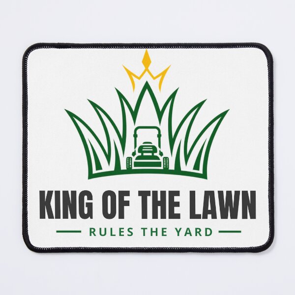 Item preview, King Of The Lawn Rules The Yard Lawn Care designed and sold by YardTimberCrew.