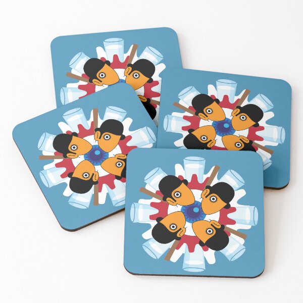 Item preview, A Clockwork Orange Droogs & Moloko Milk Mandala designed and sold by cacamwnci.