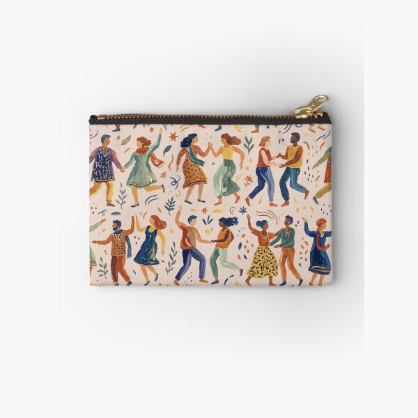 Item preview, Dancing People Folk Art Pattern - Traditional Joyful Celebration designed and sold by RAMIX-Y2K.