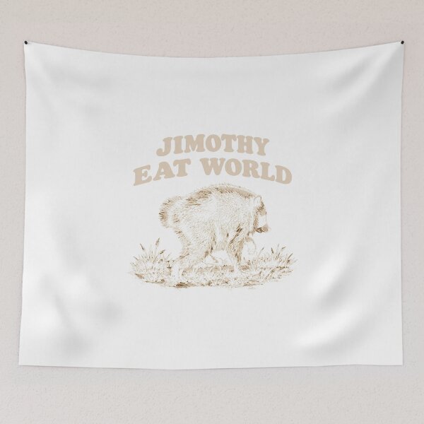 Item preview, Jimothy Eat World Vintage Sepia Raccoon Parody designed and sold by Hairqq.