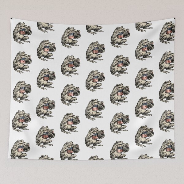 Item preview, Patriotic Camera Frog designed and sold by Tiffany Roy.