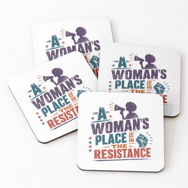 Item preview, A Woman's Place Is In The Resistance Feminist Women Rights Activist Empowerment designed and sold by RetroMini2026.