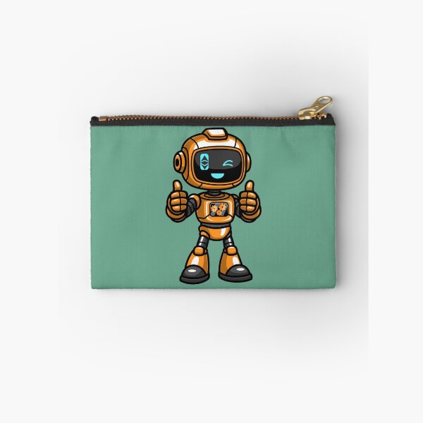 Item preview, Cartoon CryptoNFT Winking Bot designed and sold by Crypto-NFT22.