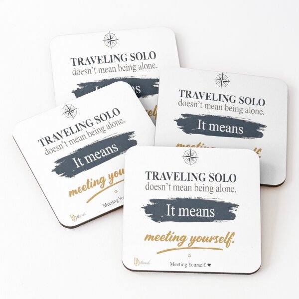 Item preview, Travelling Solo Isn't About Being Alone Minimal designed and sold by DesignerThreads.