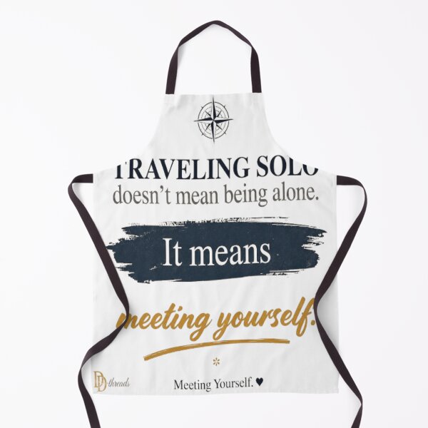 Item preview, Travelling Solo Isn't About Being Alone Minimal designed and sold by DesignerThreads.