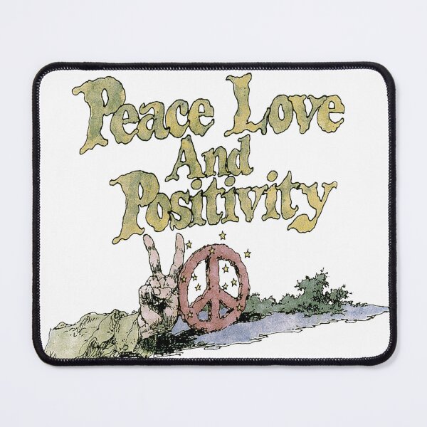 Item preview, Vintage Peace Love and Positivity Shirt designed and sold by GrooveAndGlow.