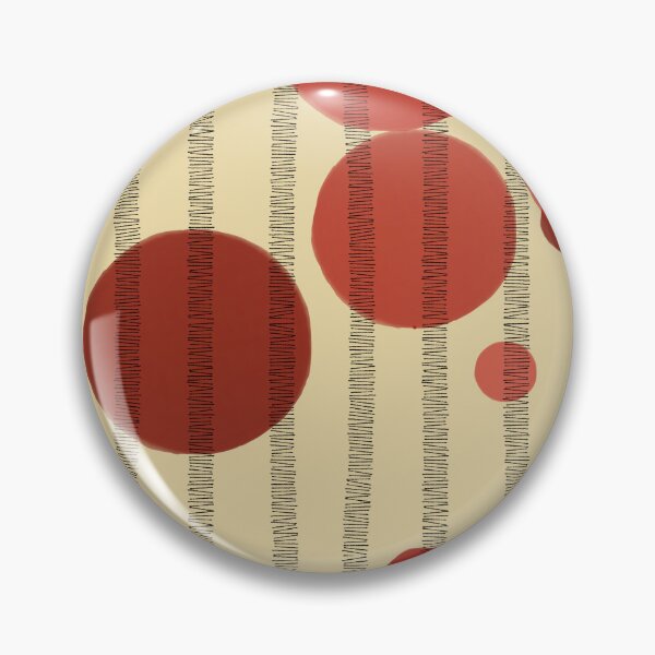 Item preview, Abstract composition with red bubbles and disrupted stripes E9 designed and sold by StefanStudioArt.