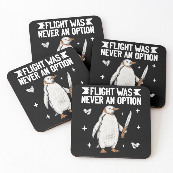 Item preview, Flight Was Never An Option Penguin designed and sold by MTDesignLab.