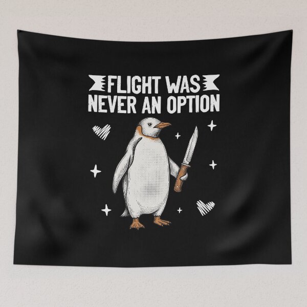 Item preview, Flight Was Never An Option Penguin designed and sold by MTDesignLab.