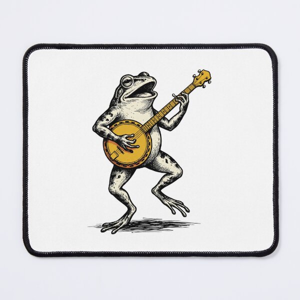 Item preview, Banjo Playing Frog designed and sold by Roy & Tiffany.