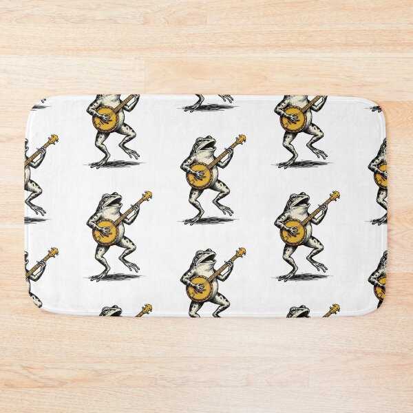 Item preview, Banjo Playing Frog designed and sold by Tiffany Roy.