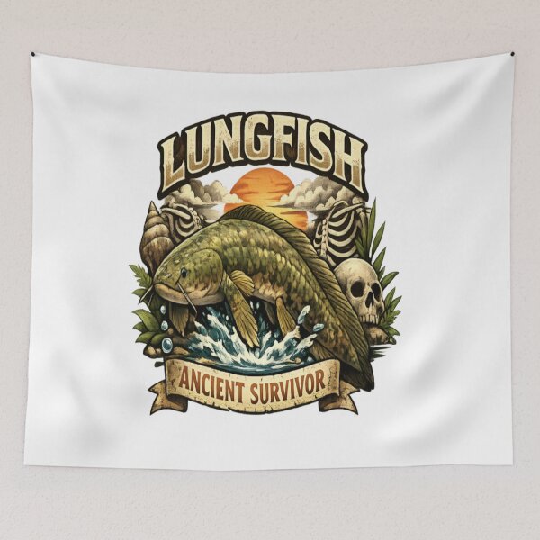 Item preview, lungfish designed and sold by CatLovers Studio.
