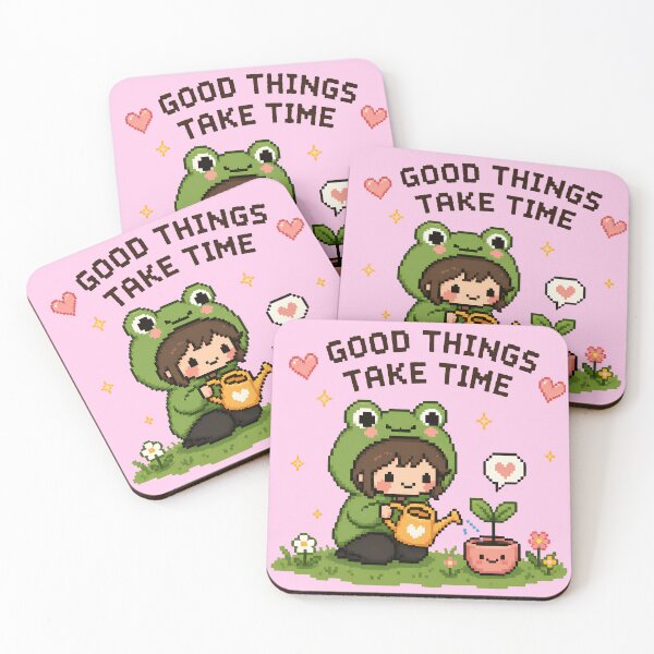Item preview, GOOD THINGS TAKE TIME designed and sold by BRIGHT BITS BOUTIQUE.
