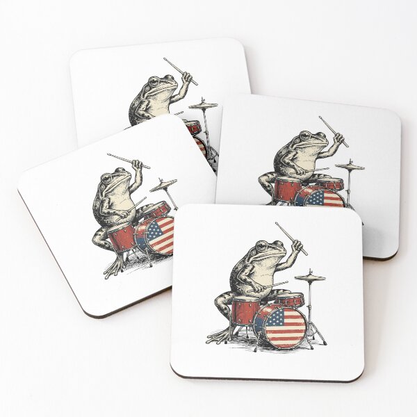 Item preview, Patriotic Drum Frog designed and sold by Roy & Tiffany.
