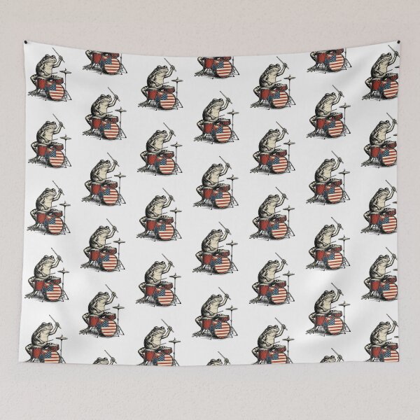 Item preview, Patriotic Drum Frog designed and sold by Roy & Tiffany.