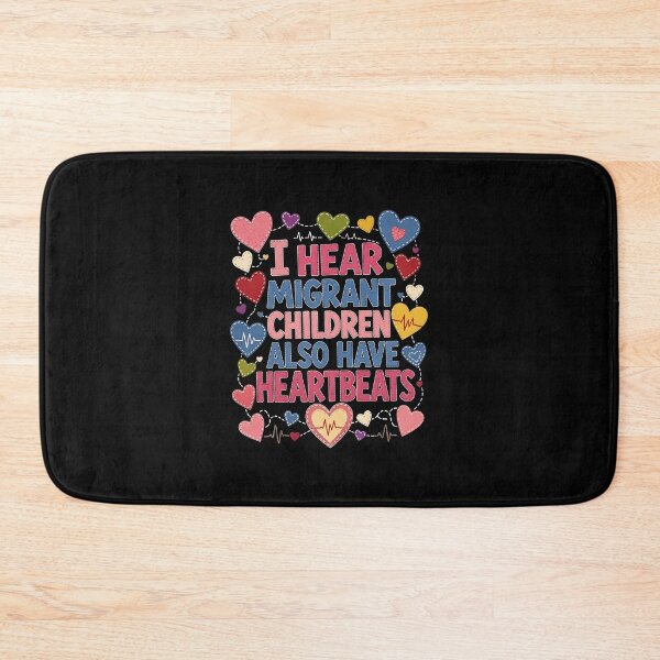 Item preview, I Hear Migrant Children Also Have Heartbeats Protest Heart Design designed and sold by nojany.