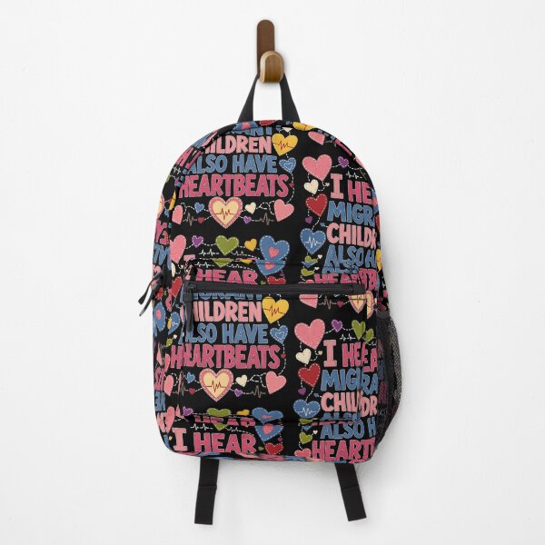 Item preview, I Hear Migrant Children Also Have Heartbeats Protest Heart Design designed and sold by nojany.