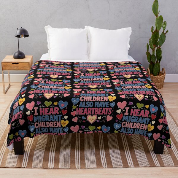Item preview, I Hear Migrant Children Also Have Heartbeats Protest Heart Design designed and sold by nojany.