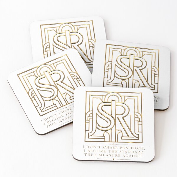 Item preview, Gold Monogram Motivational Quote designed and sold by SantoRichio.