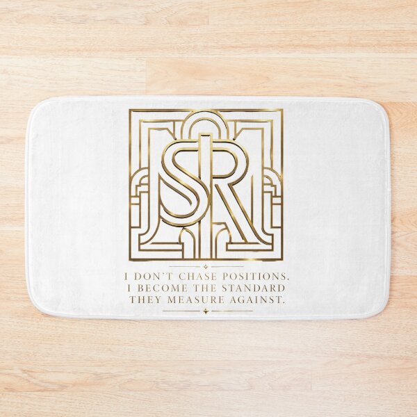 Item preview, Gold Monogram Motivational Quote designed and sold by SantoRichio.