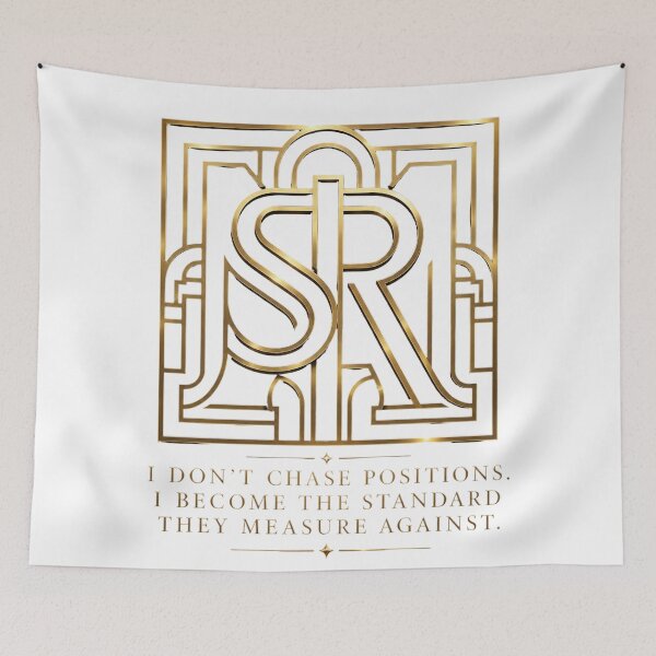 Item preview, Gold Monogram Motivational Quote designed and sold by SantoRichio.