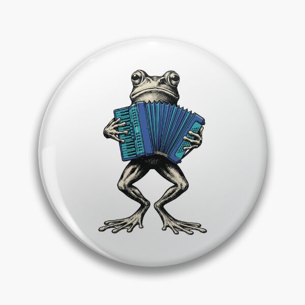 Item preview, Accordion Playing Frog designed and sold by Roy & Tiffany.