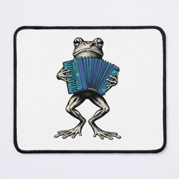 Item preview, Accordion Playing Frog designed and sold by Tiffany Roy.