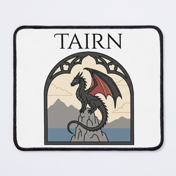 Item preview, Tairn - Fourth Wing Stained Glass Dragon Art designed and sold by LunnaAtica.