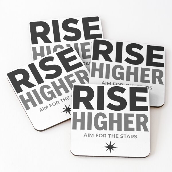 Item preview, Rise Higher Aim For The Stars designed and sold by GiggleInkTees.