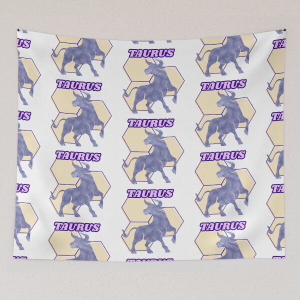 Item preview, Taurus - purple & beige designed and sold by priyankajustine.