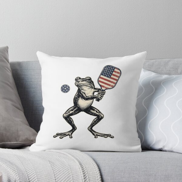 Item preview, Patriotic Pickleball Frog designed and sold by Roy & Tiffany.