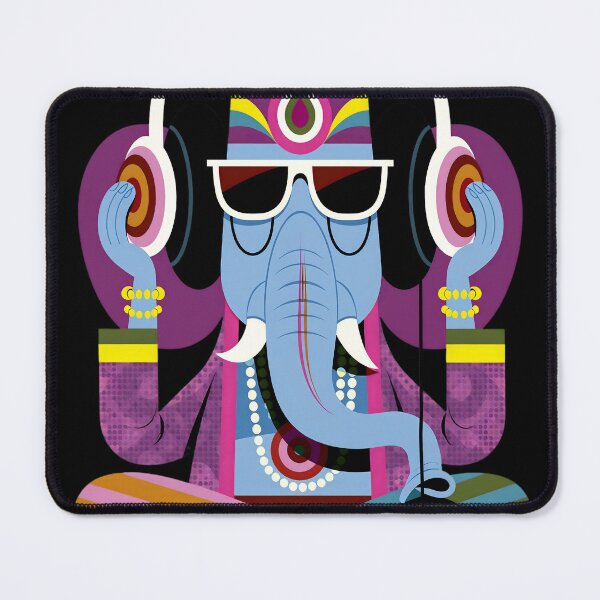 Item preview, Cool Streetwear Elephant Sitting Purple Jacket Striped Pants Pop Art designed and sold by PANNARUK THAILAND.