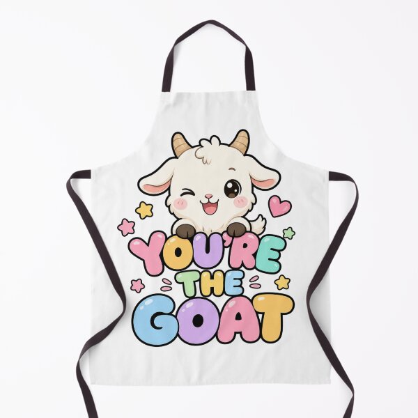 Item preview, You're the GOAT! Cute Kawaii Goat Saying designed and sold by BoosterShop.