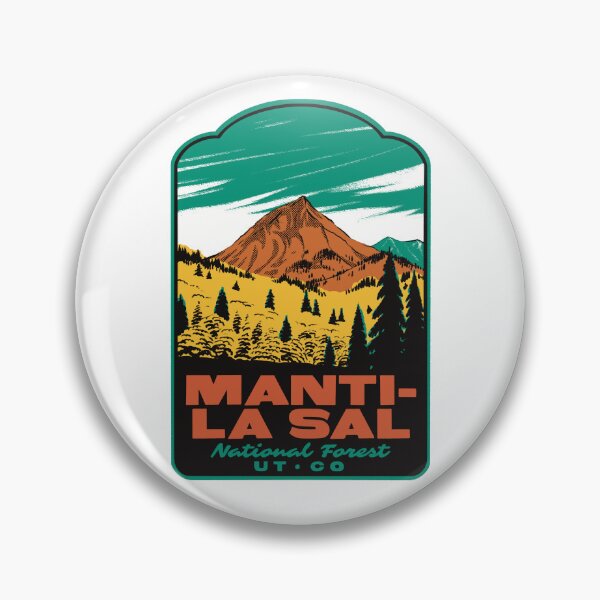 Item preview, Manti La Sal National Forest Utah Colorado Retro  designed and sold by HalpinDesign.