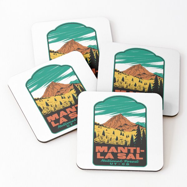 Item preview, Manti La Sal National Forest Utah Colorado Retro  designed and sold by HalpinDesign.
