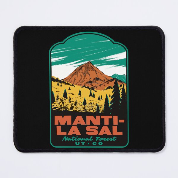 Item preview, Manti La Sal National Forest Utah Colorado Retro designed and sold by HalpinDesign.