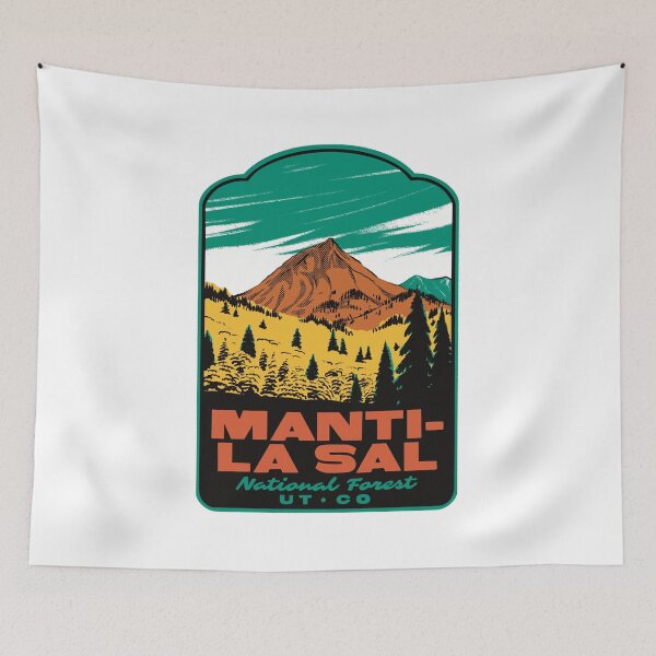 Item preview, Manti La Sal National Forest Utah Colorado Retro  designed and sold by HalpinDesign.