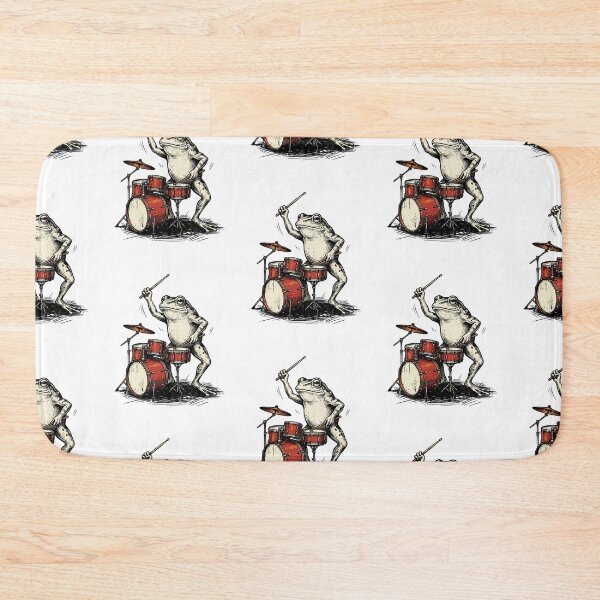 Item preview, Rock Drummer Frog designed and sold by Roy & Tiffany.