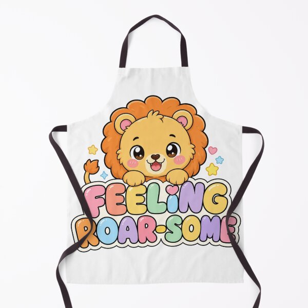 Item preview, Feeling Roar-some Sweet Kawaii Lion Saying designed and sold by BoosterShop.