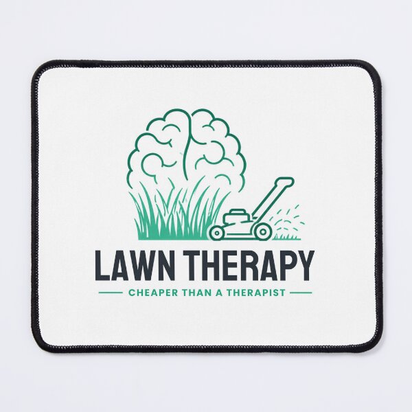 Item preview, Lawn Therapy Cheaper Than A Therapist Funny Gift designed and sold by YardTimberCrew.
