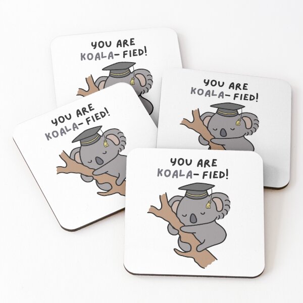 Item preview, You Are Koala-fied | Cute Funny Graduation Koala designed and sold by Draw-some Doodles.