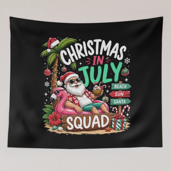Item preview, Christmas In July Squad Summer Vacation designed and sold by OlakunleOloroz.