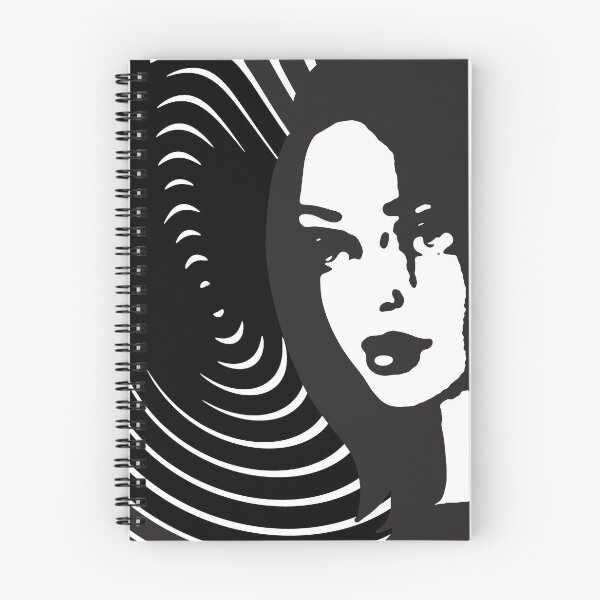 Item preview, Optical Pop Portrait of a Mysterious Woman with the Echo of Space designed and sold by cremedecolor.