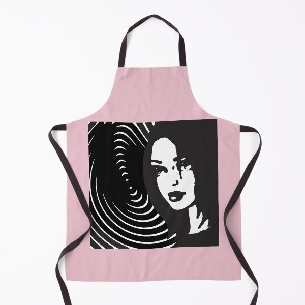 Item preview, Optical Pop Portrait of a Mysterious Woman with the Echo of Space designed and sold by cremedecolor.