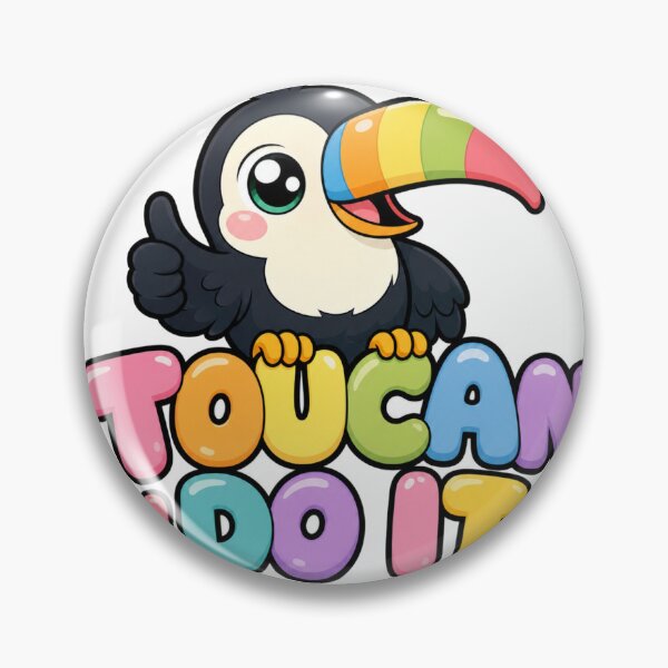 Item preview, Toucan Do It Cute Kawaii Toucan Saying designed and sold by BoosterShop.