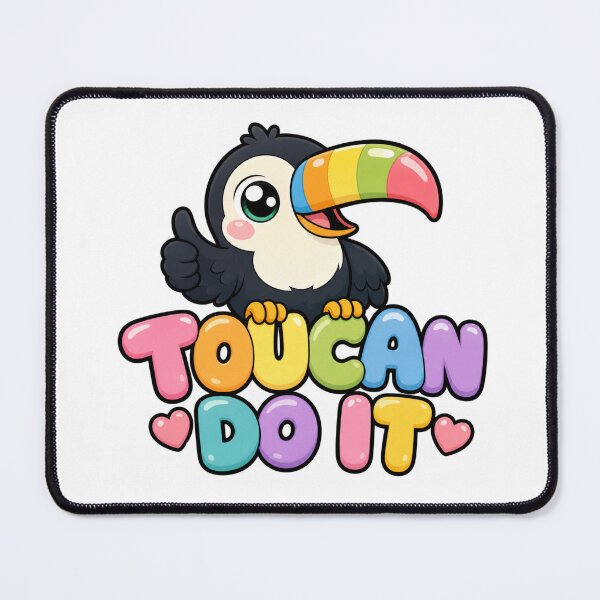 Item preview, Toucan Do It Cute Kawaii Toucan Saying designed and sold by BoosterShop.