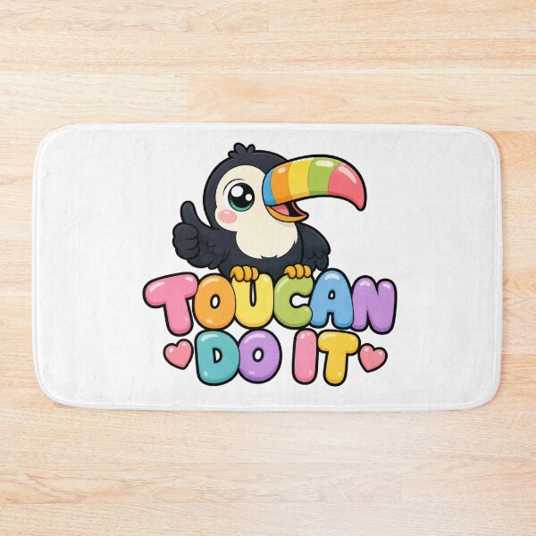 Item preview, Toucan Do It Cute Kawaii Toucan Saying designed and sold by BoosterShop.