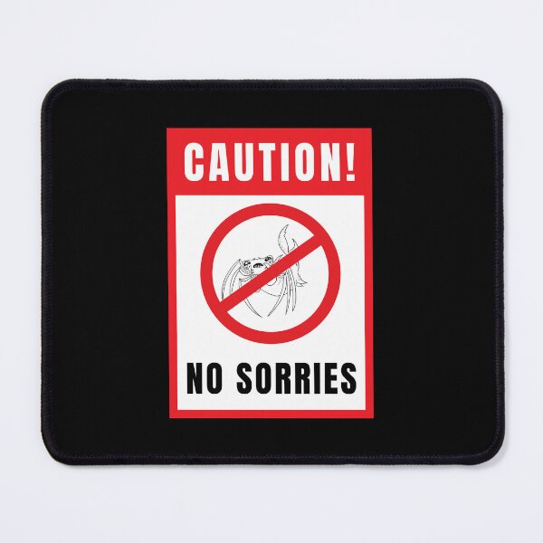 Item preview, No SORRIES sign! Jamal dungeon crawler Carl lineart designed and sold by TheDoodlemancer.